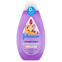 Детский шампунь для волос Johnson's Baby Strength Drops 500 мл цена и информация | Косметика для мам и детей | hansapost.ee