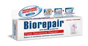 Hambapasta tundlikele hammastele Biorepair 75 ml hind ja info | Hambaharjad, hampapastad ja suuloputusvedelikud | hansapost.ee