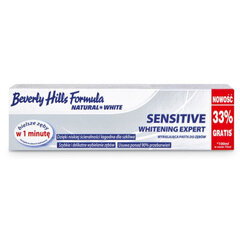 Valgendav hambapasta Beverly Hills Formula Natural + White Sensitive 100 ml hind ja info | Hambaharjad, hampapastad ja suuloputusvedelikud | hansapost.ee