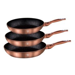 Berlinger Haus Copper Metallic Touch Line pannikomplekt, 3 tk цена и информация | Cковородки | hansapost.ee