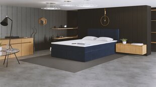 Континентальная кровать Kanada, 200x200 см, синий цвет цена и информация | Кровати | hansapost.ee