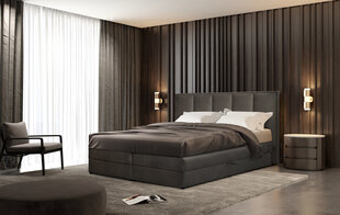 Континентальная кровать Roma, 200x200 см, коричневый цвет цена и информация | Кровати | hansapost.ee