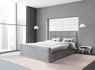 Континентальная кровать Ikar, 120х200 см, серый цвет цена и информация | Кровати | hansapost.ee