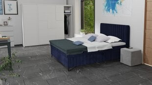 Континентальная кровать Quant, 140x200 см, синий цвет цена и информация | Кровати | hansapost.ee