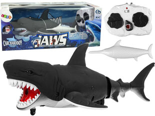 Игрушечная черная акула с пультом дистанционного управления Lean Toys цена и информация | Игрушки для мальчиков | hansapost.ee