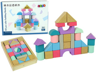 Набор деревянных кубиков для девочек Lean Toys Castle, 28 шт. цена и информация | Игрушки для девочек | hansapost.ee