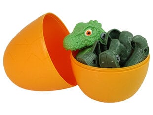 Dinosauruste kruvikeerajate komplekt poistele Lean Toys, roheline цена и информация | Игрушки для мальчиков | hansapost.ee