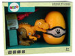 Kruvikeerajaga dinosauruste komplekt poistele Lean Toys, kollane hind ja info | Mänguasjad poistele | hansapost.ee