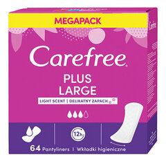 Гигиенические прокладки Carefree Plus large, 64 шт. цена и информация | Carefree Духи, косметика | hansapost.ee