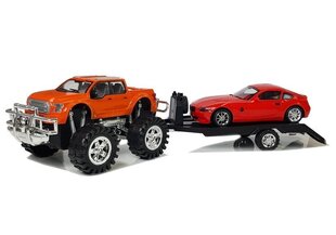 Autode komplekt Monster Truck, oranž hind ja info | Mänguasjad poistele | hansapost.ee