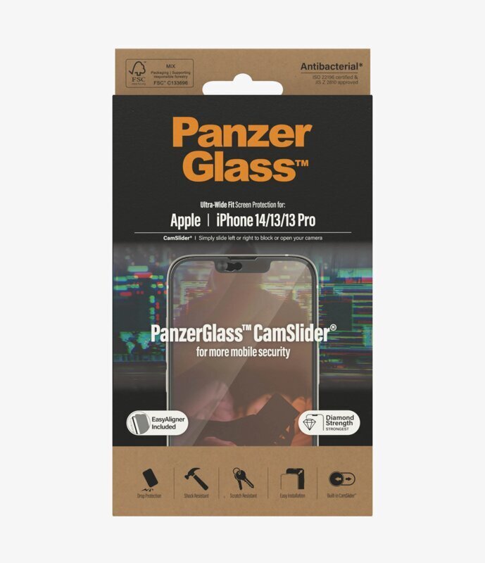 PanzerGlass CamSlider, iPhone 14 / 13 / 13 Pro price and information | Ekraani kaitseklaasid ja kaitsekiled | hansapost.ee