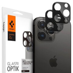 Защита камеры Spigen Optik для iPhone 14 Pro / 14 Pro Max Black цена и информация | Защитные пленки для телефонов | hansapost.ee