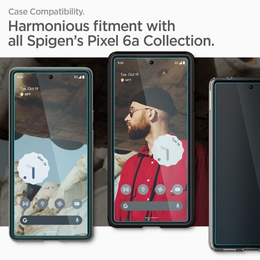 Spigen Pixel 6a цена и информация | Ekraani kaitseklaasid ja kaitsekiled | hansapost.ee