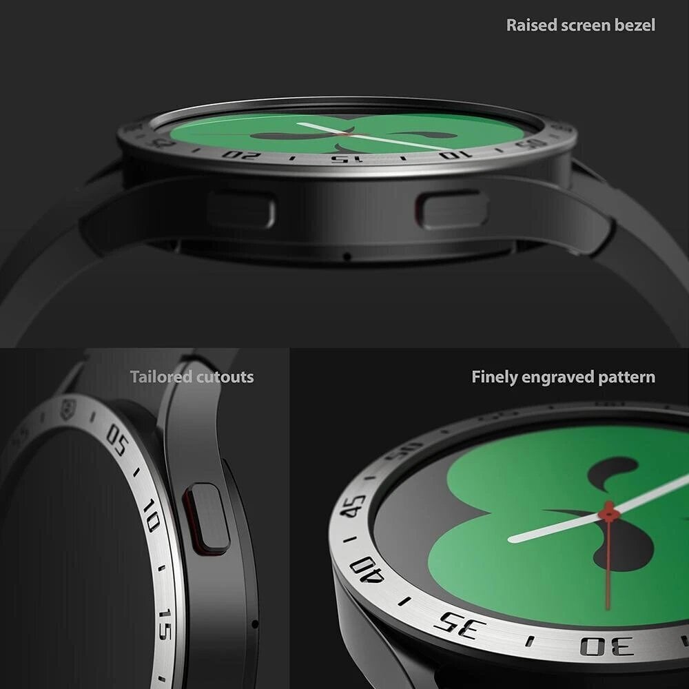 Ringke Bezel Watch 6 / 5 / 4 (40mm) silver (GW4-40-40) цена и информация | Nutikellade aksessuaarid ja tarvikud | hansapost.ee