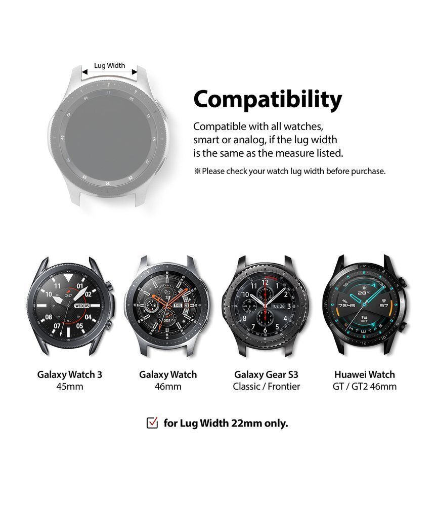 Ringke Metal One α Samsung Galaxy Watch 3_45mm hind ja info | Nutikellade aksessuaarid ja tarvikud | hansapost.ee