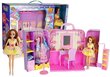Lean Toys nukkude riietusruumi mängukomplekt valguse ja peegliga, roosa hind ja info | Mänguasjad tüdrukutele | hansapost.ee