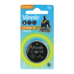 Батарейки Vinnic CR3032, 1 шт. цена и информация | Батарейки | hansapost.ee