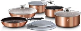 Berlinger Haus Metallic Line Rose Gold Набор посуды, 12 предметов цена и информация | Кастрюли, скороварки | hansapost.ee