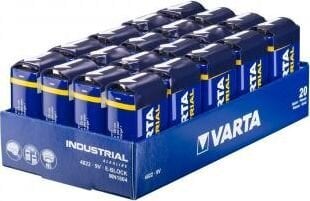 Patareid Varta Industrial 9V, 20 tk цена и информация | Patareid | hansapost.ee