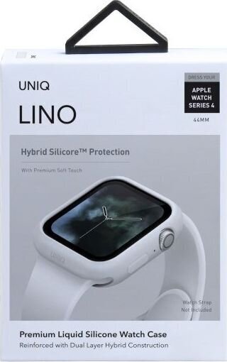 Uniq UNIQ73WHT Lino Apple Watch Series 4/5/6/SE 44mm hind ja info | Nutikellade aksessuaarid ja tarvikud | hansapost.ee