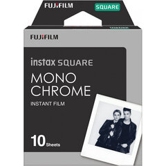 Фотопластинки для моментальных фотографий Fujifilm instax SQUARE MONOCHROME (10 шт.) цена и информация | Аксессуары для фотоаппаратов | hansapost.ee