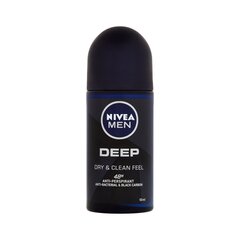 Rulldeodorant Nivea Deep 50 ml hind ja info | Deodorandid | hansapost.ee