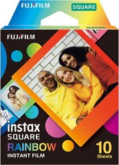 Fujifilm Instax Square 1x10 Rainbow hind ja info | Fotoaparaatide lisatarvikud | hansapost.ee