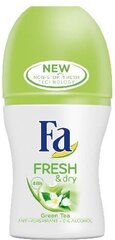 Rulldeodorant antiperspirant Fa Fresh & Dry Green Tea 50 ml hind ja info | Fa Parfüümid, lõhnad ja kosmeetika | hansapost.ee