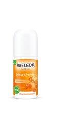 Rulldeodorant astelpajuga Weleda 24h Sanddorn, 50 ml hind ja info | Deodorandid | hansapost.ee
