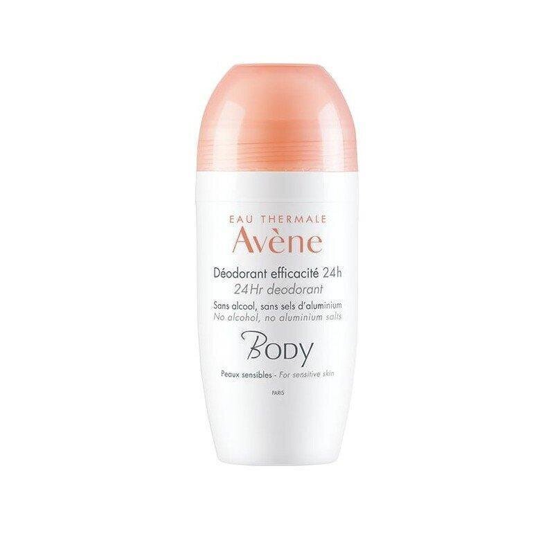 Rulldeodorand naistele Avene Body 24H 50 ml hind ja info | Deodorandid | hansapost.ee