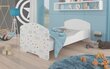 Voodi ADRK Furniture Pepe Galaxy, 140x70 cm, valge цена и информация | Lastevoodid | hansapost.ee