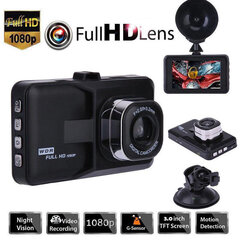 Blackbox FH06 DVR Video Recorder 3 "Full HD ekraan, 120 kraadi nurk hind ja info | Pardakaamerad ja auto videokaamerad | hansapost.ee