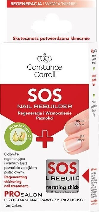 Seerum küünte tugevdamiseks Constance Carroll Nail Care SOS Nail Rebuilder, 10 ml hind ja info | Küünelakid ja küünelakieemaldajad | hansapost.ee