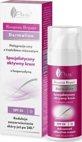 Päevakreem AVA Laboratorium Rosacea Repair SPF25, 50ml цена и информация | Näokreemid | hansapost.ee