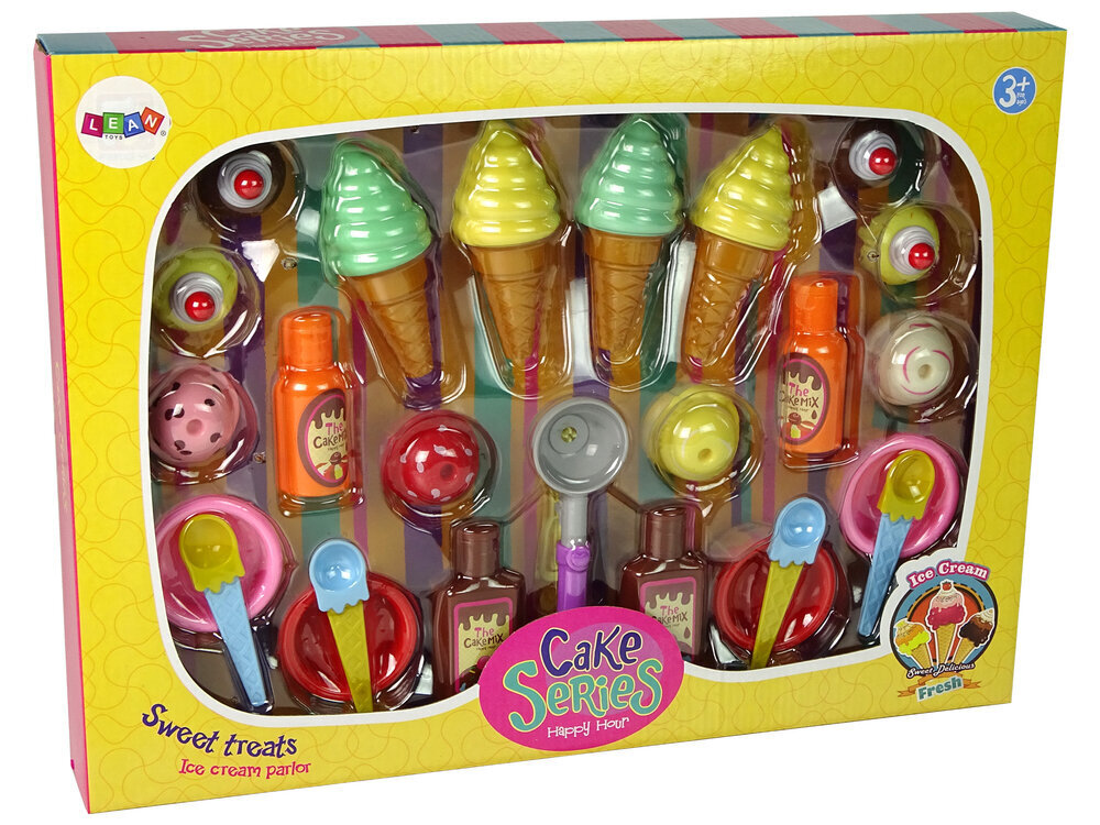 Mänguasi magustoidu komplekt tüdrukutele Lean Toys hind ja info | Mänguasjad tüdrukutele | hansapost.ee
