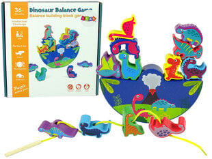 Puidust mäng poistele Lean Toys Dinosaurused цена и информация | Игрушки для мальчиков | hansapost.ee