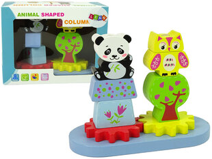 Деревянные животные для детей Lean Toys, панда и сова цена и информация | Игрушки для девочек | hansapost.ee