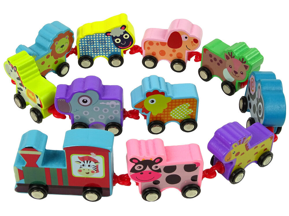 Loomarong lastele Lean Toys, puidust цена и информация | Mänguasjad tüdrukutele | hansapost.ee