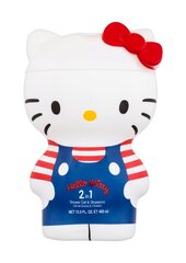 Dušigeel ja juuksešampoon Hello Kitty 2 IN 1, 400 ml цена и информация | Косметика для мам и детей | hansapost.ee