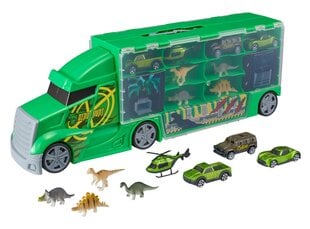 Dinosauruste transporteri komplekt Teamsterz, 8-osaline цена и информация | Игрушки для мальчиков | hansapost.ee