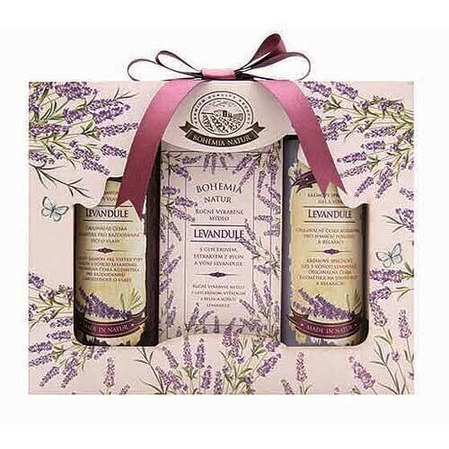 Komplekt Bohemia Natur Lavender: dušigeel, 100ml + šampoon, 100ml + seep 100g цена и информация | Dušigeelid, õlid | hansapost.ee