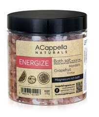 Vannisool Acappella Naturals Energize 600 g цена и информация | Масла, гели для душа | hansapost.ee