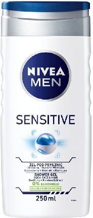Dušigeel meestele Nivea Sensitive, 250 ml hind ja info | Dušigeelid, õlid | hansapost.ee