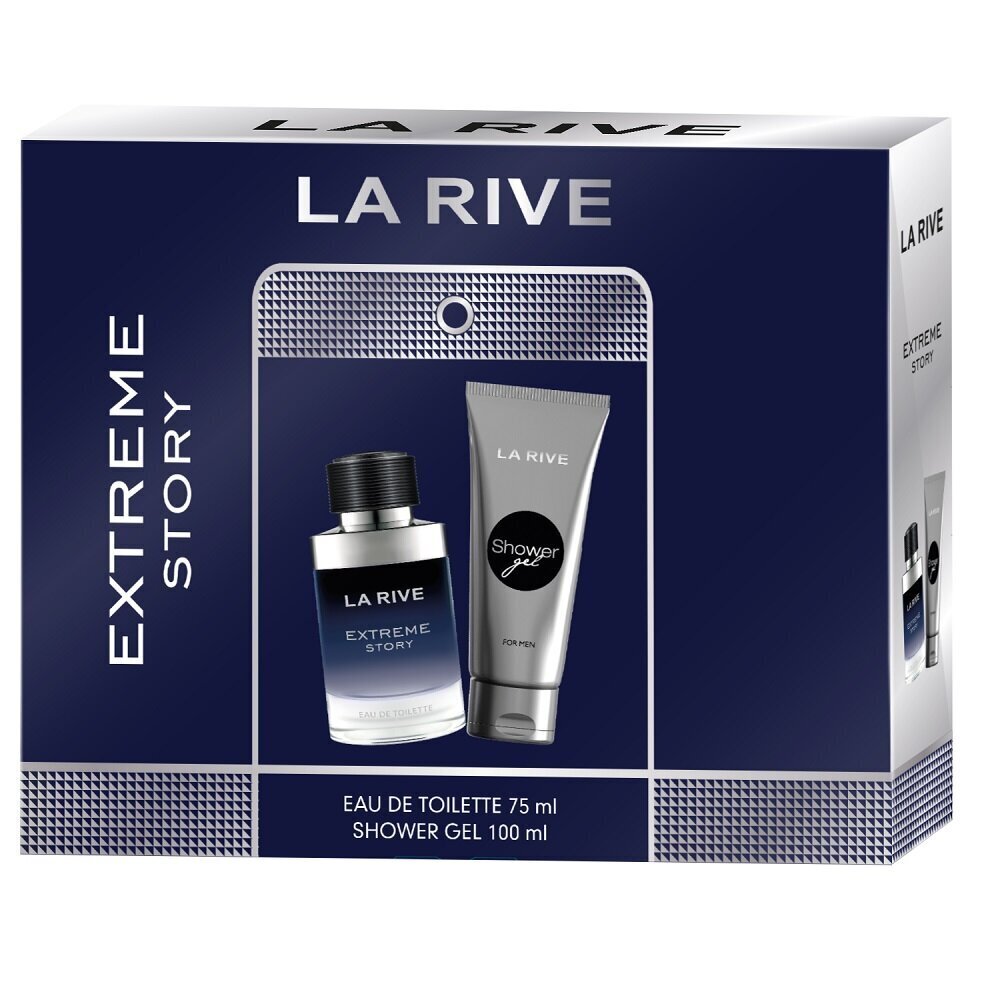 Komplekt meestele: La Rive Extreme Story EDT 75 ml + dušigeel 100 ml hind ja info | Parfüümid meestele | hansapost.ee