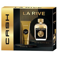 Komplekt meestele: La Rive Cash For Men EDT 100 ml + dušigeel 100 ml hind ja info | Parfüümid meestele | hansapost.ee