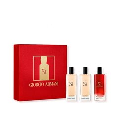 Komplekt naistele: Giorgio Armani Si Passione EDP 15 ml + Si EDP 2x15 ml hind ja info | Parfüümid naistele | hansapost.ee