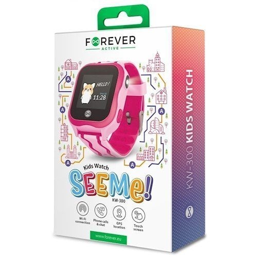 Forever See Me KW-300 Rose цена и информация | Nutikellad, laste nutikellad | hansapost.ee