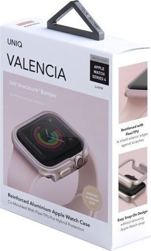 Uniq Velencia, Apple Watch Series 5/4 44 mm Blush Gold hind ja info | Nutikellade aksessuaarid ja tarvikud | hansapost.ee