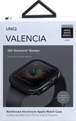 Uniq Valencia, Apple Watch Series 4/5 40 mm (UNIQ108GUNMETAL) hind ja info | Nutikellade aksessuaarid ja tarvikud | hansapost.ee
