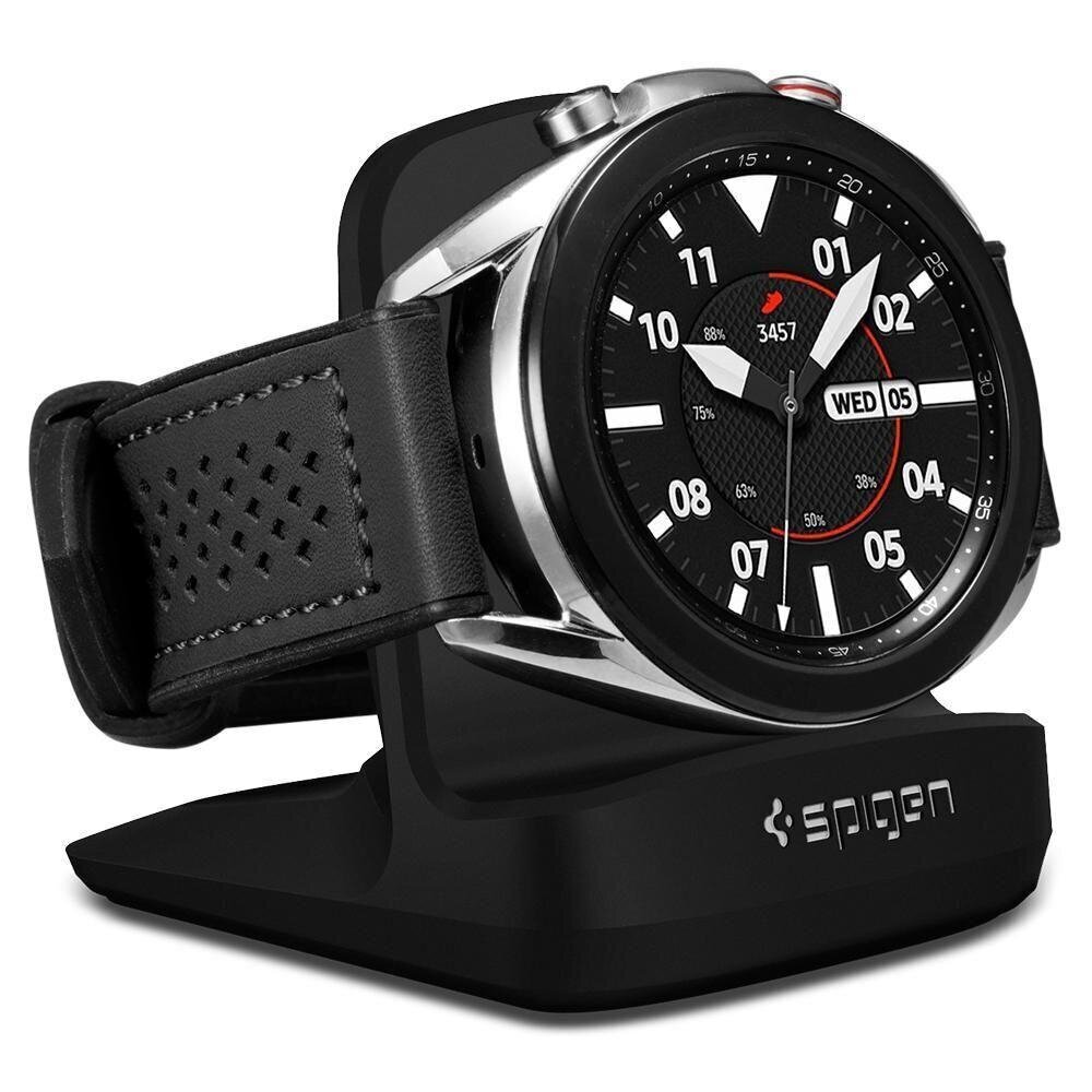 Nutikella alus Spigen S352 Galaxy Watch 4 jaoks, must hind ja info | Nutikellade aksessuaarid ja tarvikud | hansapost.ee